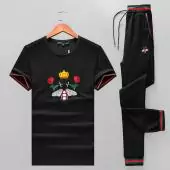 gucci Trainingsanzug homme sport embroidery bee gg3 noir